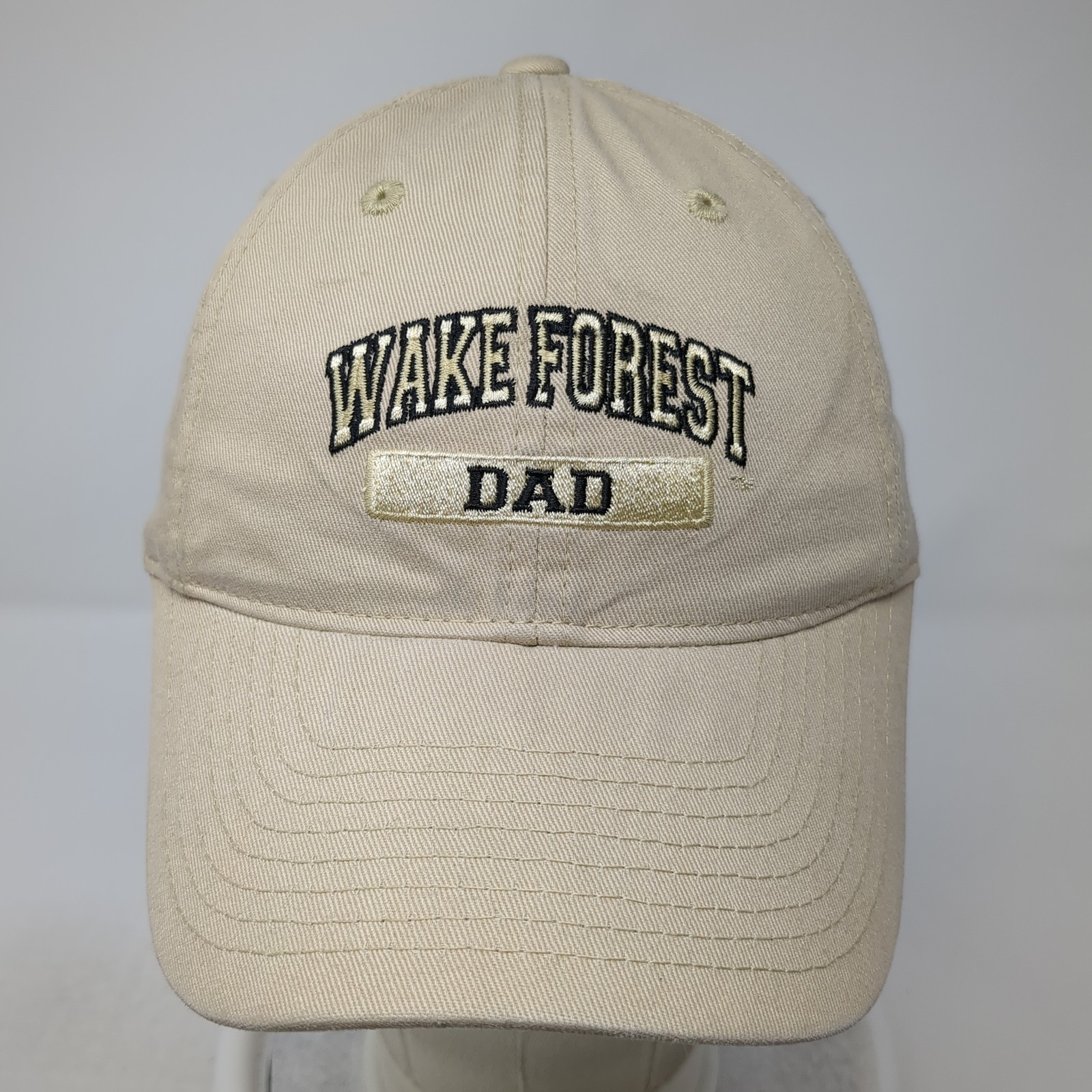 Wake Forest Dad Slideback Hat Solid Beige One Siz… - image 2