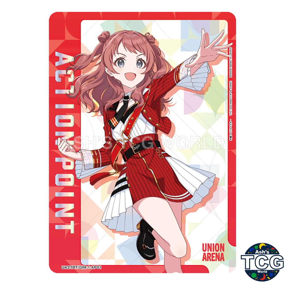 Action Point UA27BT_GIM-1-AP01 Gakuen Idolmaster Saki Hanami Union Arena JPN