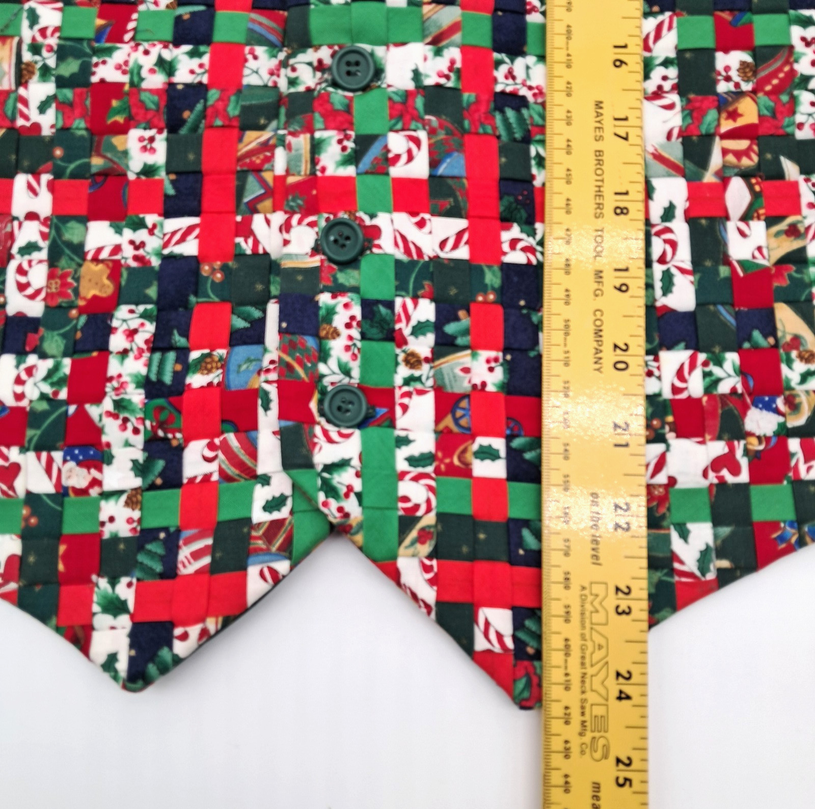 Unique Vintage Handmade Lattice Patchwork Quilt C… - image 11