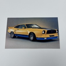 Vintage NOS Ford Motorsport Handler Mustang II 302 Automobile Racing Postcard