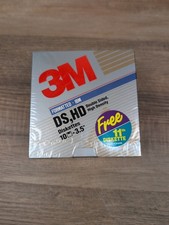 Vintage 3M High Density 3.5" DS HD Floppy Disks 10 Pack IBM Formatted USA