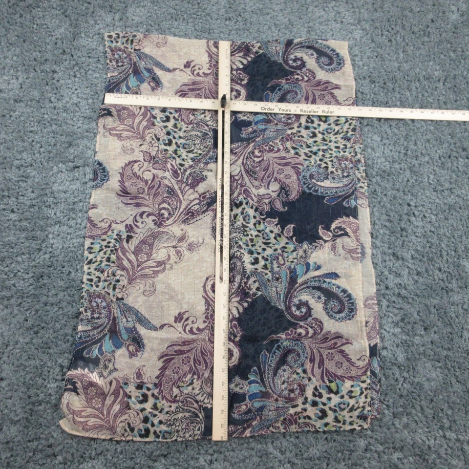 Chicos Bufanda Mujer Mediana Paisley Estampado Animal Ligero Boho Envolvente Chal Foto 4 de 4