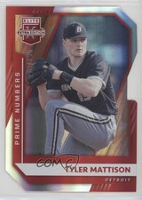 2021 Panini Elite Extra Edition Prime Numbers A Die-Cut /135 Tyler Mattison 1b9b