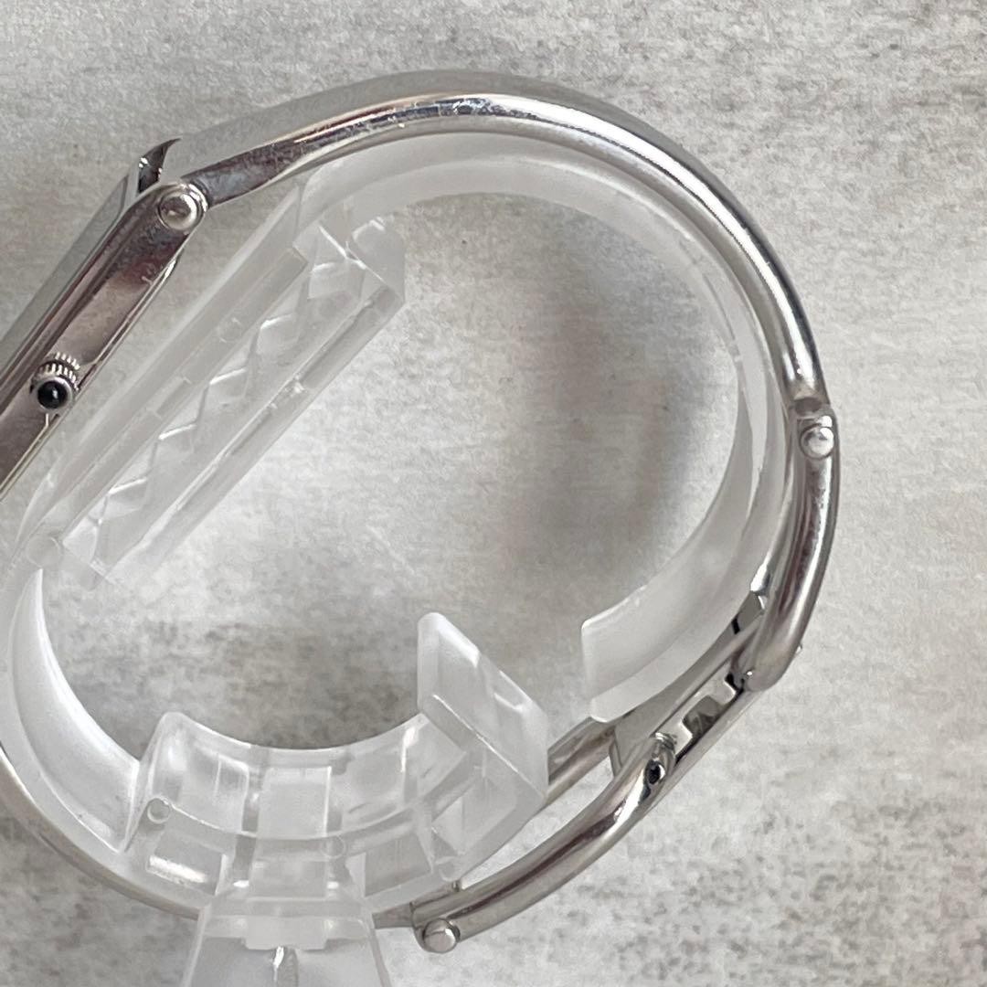 GUCCI 1500L Rectangular Bangle Wristwatch Silver … - image 2