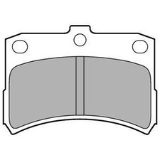 Delphi LP1547 Brake Pad Set Front With Anti-Squeak Plate Fits Daihatsu Cuore