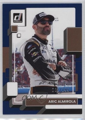 2023 Panini Donruss NASCAR Navy Blue 62/199 Aric Almirola #41 0mw9