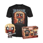 Funko Pop! Marvel Heavy Metal Deadpool 1343 Metallic Version +Box Protector +Tee