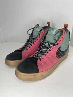 Nike Blazer Premium SB Mid Acclimate Size 9.5 Gum Soles