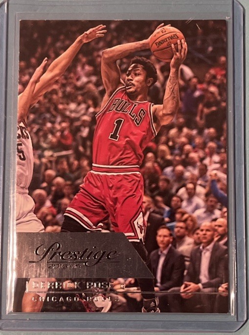2015-16 Panini Prestige Derrick Rose #50 Chicago Bulls