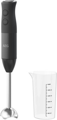 AEG HB4-1-4GG Stabmixer / 2 Edelstahl-Klingen/inkl. Smoothie-Becher/BPA-frei /