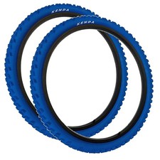 Image of Kenda 26 x 1.95 BLUE Mountain Bike Off Road MTB Knobby Tread TYREs TUBEs
