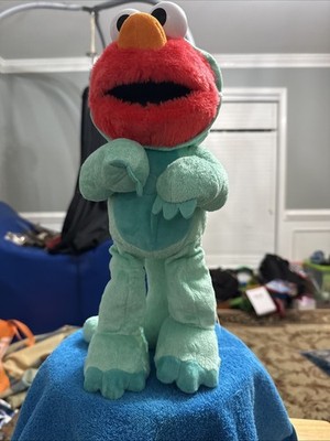 Sesame Street Toy 13  Elmo Dino Stomp Dancing Plush Toy Working NO BATTERIES