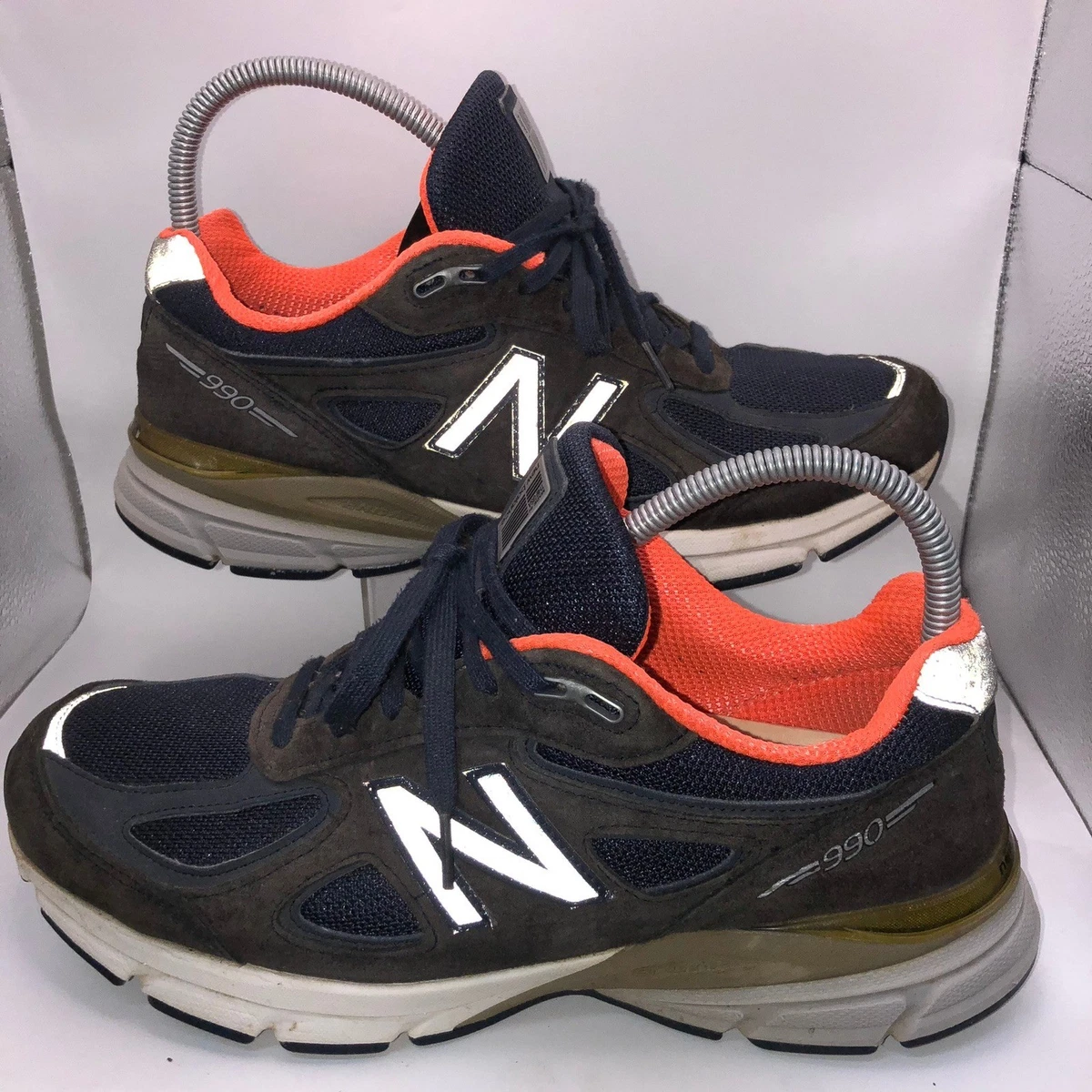 New Balance 990v4 Made In USA Reflective Navy for Sale