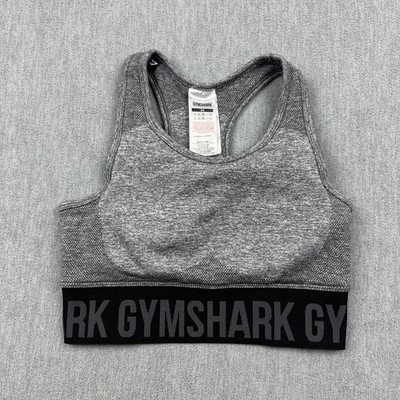 Gymshark Sports Bra Womens Extra Small Gray Flex Band
