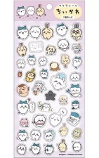 Chiikawa Clear Sticker Set, Cute Anime Characters, Ensky, Decal, JapanEnskyS