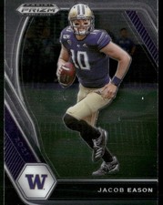 2021 Panini Prizm Draft Picks Collegiate #34 Jacob Eason