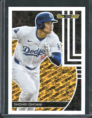 2024 Topps Update Series SHOHEI OHTANI 1st Dodgers Card SP Black GOLD #BG-1