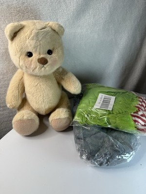 Get A Hug Bear! Billy The Jointed Handmade Stuffed Bear With 2 Outfits Elephant