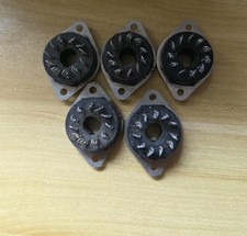 LOT of 5 AMPHENOL 11-pin FEMALE plug/socket connector NOS Hammond/Leslie/Organ