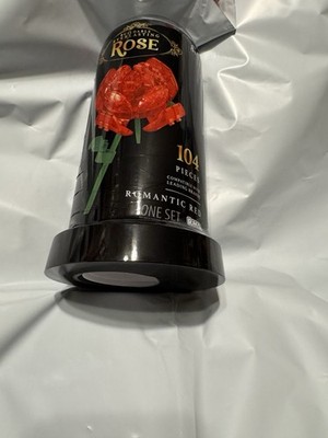 Romantic Red  Rose  Everlasting Rose In A Dome,SEALED, 104 pieces