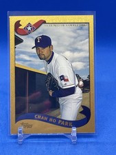 2002 Topps Traded &amp; Rookies #T48 Chan Ho Park Gold #/2002