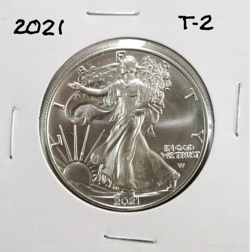 2021 Type-2 American Silver Eagle BU 1 oz #SC