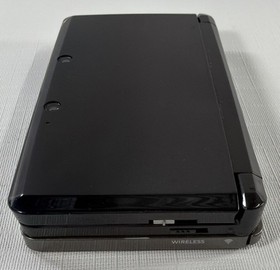 Nintendo 3DS Cosmo Black Console System w/ Charger, Tested! US Model