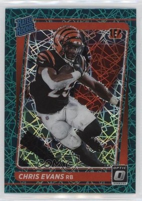 2021 Panini Donruss Optic Rated Green Velocity Prizm Chris Evans Rookie RC 15je