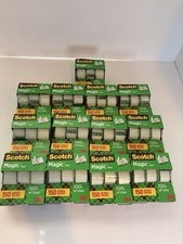 Scotch Magic Tape, Invisible, Holiday Supplies and Gift Wrap Tape, 39 Rolls