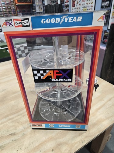 AFX Slot Car Revolving Display Case (Home Made) (Read Full Description ...