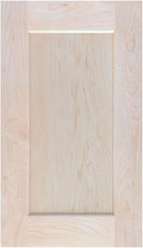 Unfinished Maple Shaker Cabinet Door Front Replacement - 14.5W X 29H  Ready to