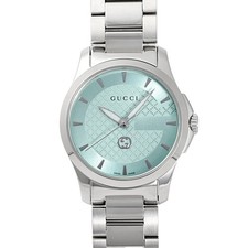 Gucci G-Timeless Quartz Turquoise Dial Stainless Steel Women's Watch YA1265051