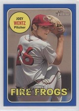 2018 Topps Heritage Minor League Edition Blue 88/99 Joey Wentz #163 8kv