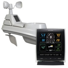 01517RM Wireless Weather Station with 5-in-1 Weather Sensor: Temperature and ...