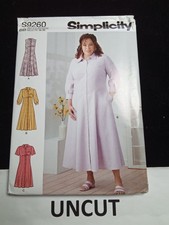 Simplicity S9260 Sewing Pattern Women's 20W-28W Button Front Dress 3 Looks UNCUT