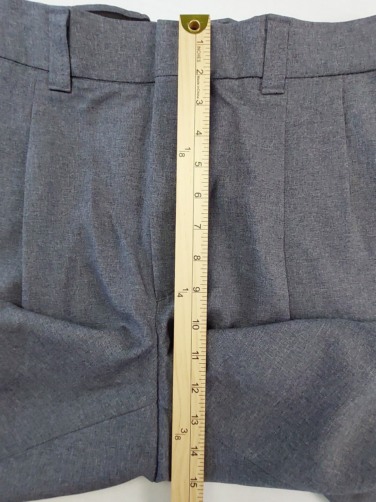 Pantaloni Cliff Keen Athletic Armpire Uomo Taglia 36 Reg Grigio Pieghettato Made In USA