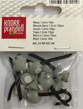 Maus 1,5cm 10er-Pack