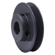 7/8 In Fixed Bore 1 Groove V-Belt Pulley 3.45 In Od, Ak34x7/8