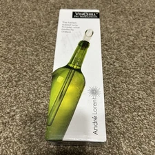 NIB Andre Lorent VinChill Pro Wine Chiller Stainless Steel Bar Accessory