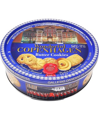 Dänische Butterkekse 340g (12 Unzen) mit 32% Buttergehalt - in wunderbarer Kopie