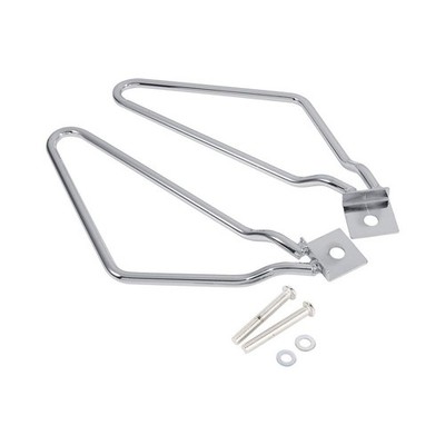 aqxreight - Satteltaschenstützen Halterungen 2x Motorrad Medium-Large, silber 