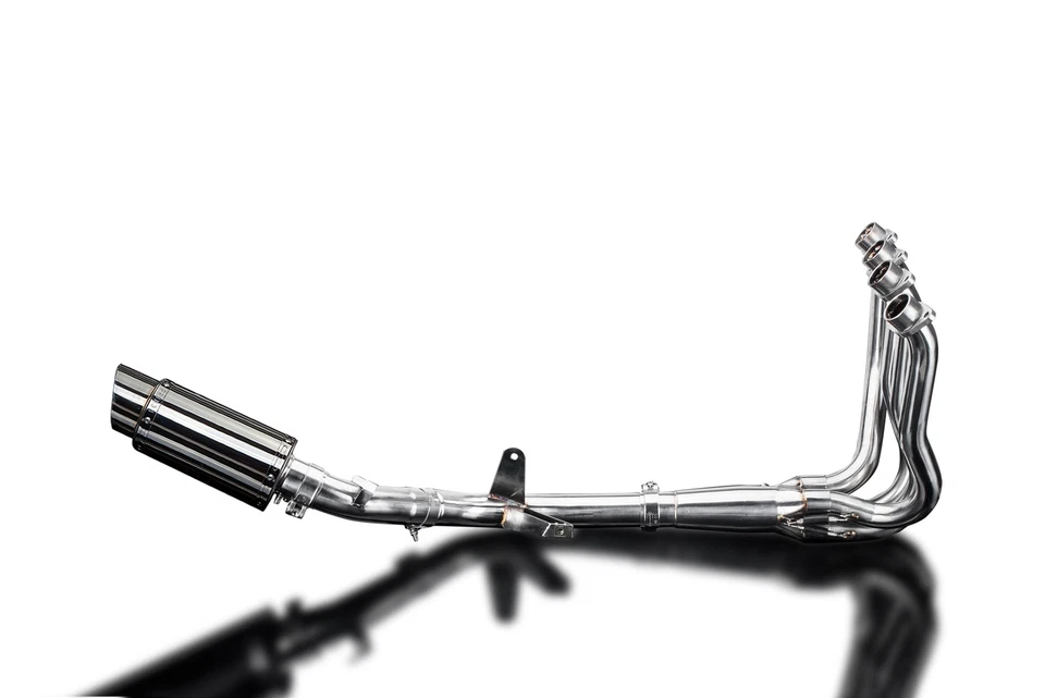 Suzuki GSX-S1000 2016-2024 Complete Exhaust 4-1 8" Round Stainless Muffler - Image 4 of 4