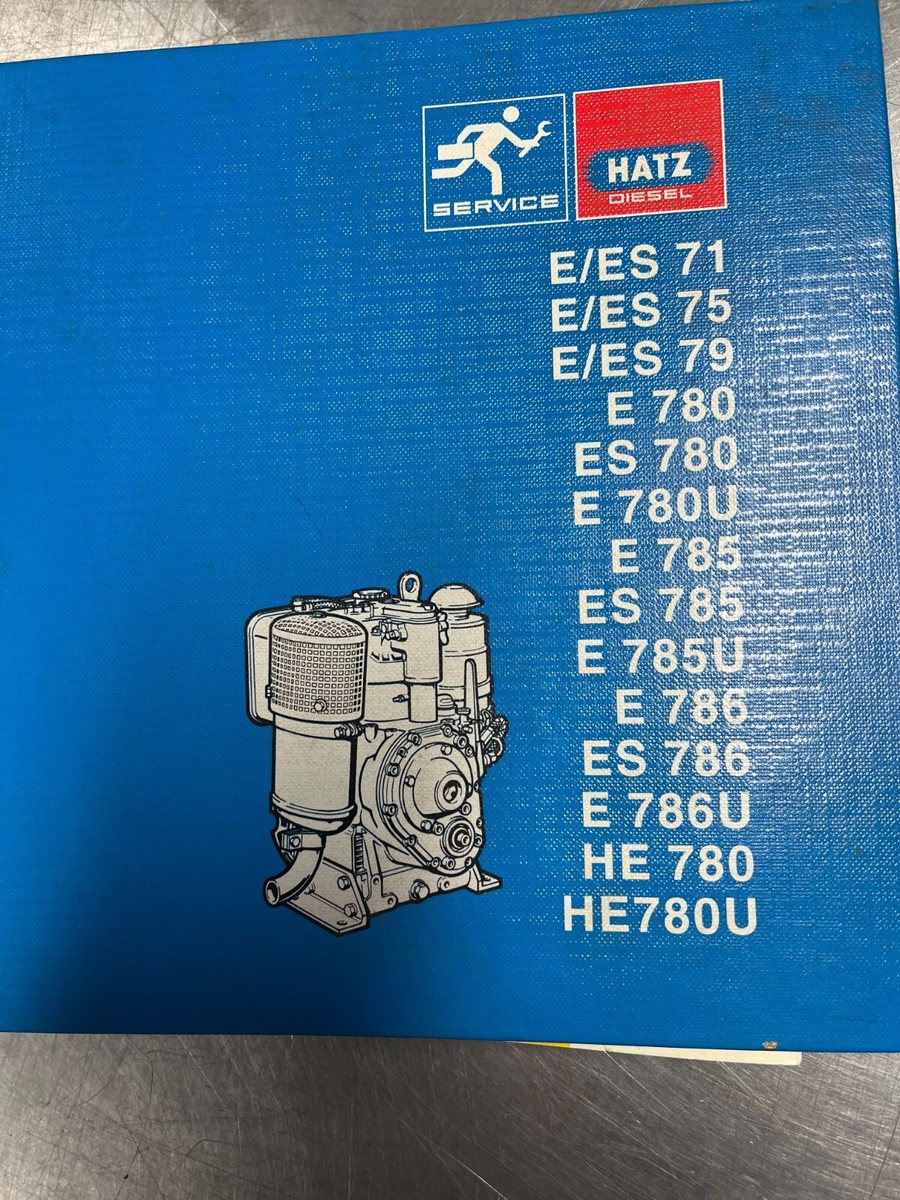 HATZ Diesel ENGINE SERVICE Manual E/ES 71, 75, 79, E780, 785, 786