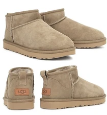New 100% Authentic UGG Classic Ultra Mini 1116109 Women's Fashion Boots Antilope