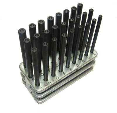 RDGTOOLS A - Z TRANSFER PUNCHES SET PUNCH METALWORK ENGINEERING TOOLS RDG TOOLS