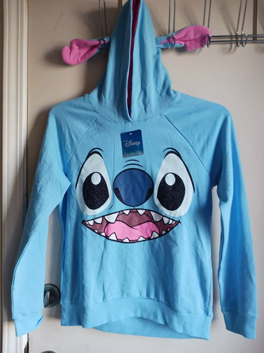 Disney Stitch Pullover Hoodie Top Sweatshirt and pocket for women size XXl  (18)