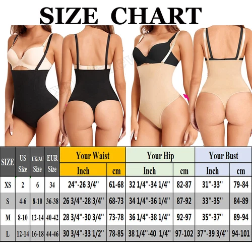 Slimmer Body Shaper Women Surgery Girdle Shapewear Bodysuit Asjustable Straps UK - Picture 2 of 32