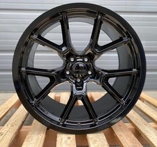 20x9 Wheels For Dodge Challenger Charger Srt Rt 20 5x115 Gloss Black Rims Set