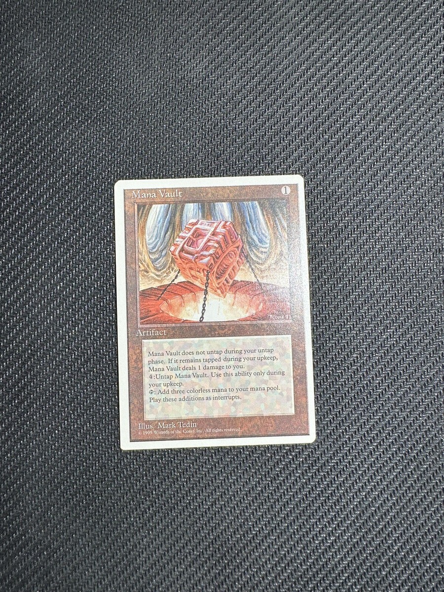 Mana Vault 4th Edition English Rare MTG MP | eBay Mana Vault 4th Edition English Rare MTG MP | eBay