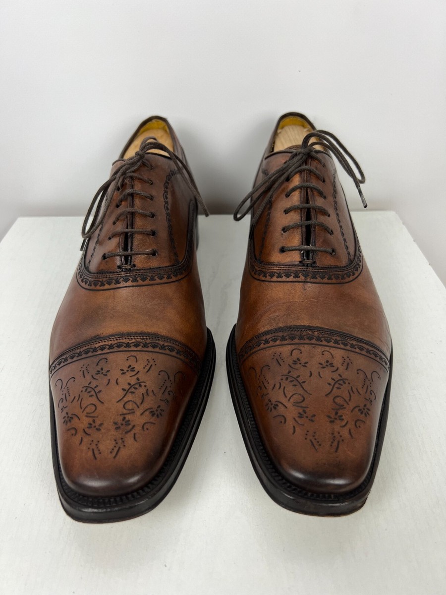 Canali Wingtip Oxford Brown Shoes Size UK 9(44) | eBay display picture 1